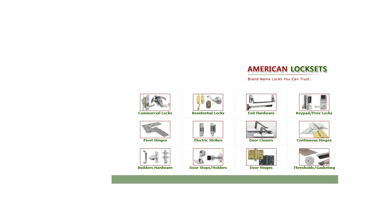 American Door Hardware & Locksets
