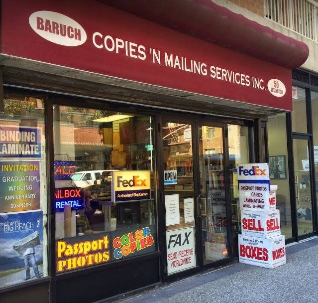 Baruch Copies & Mailing Services