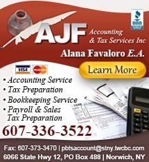 AJF Accounting & Tax Services 6066 NY-12, Norwich New York 13815