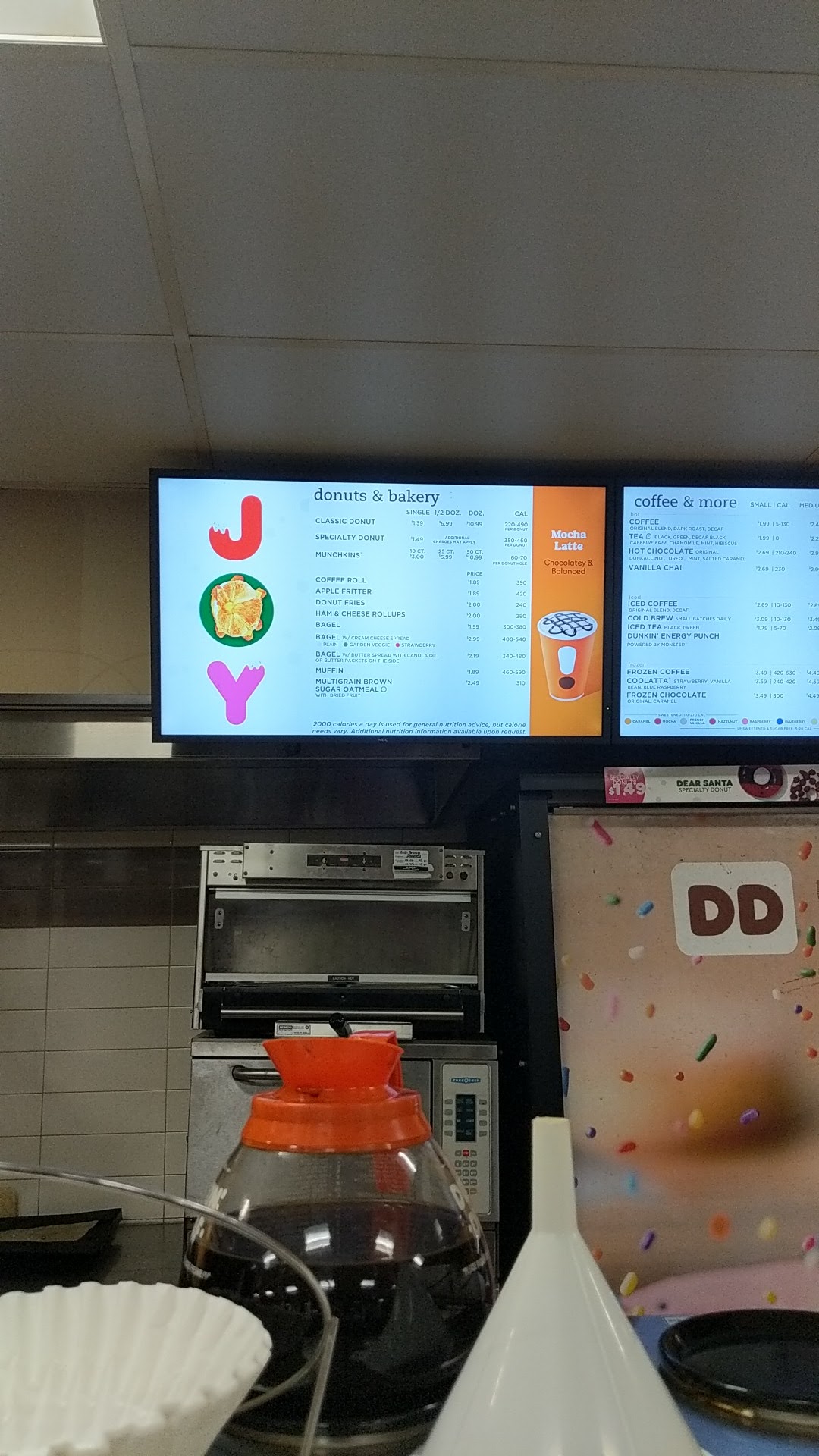 Dunkin' Menu