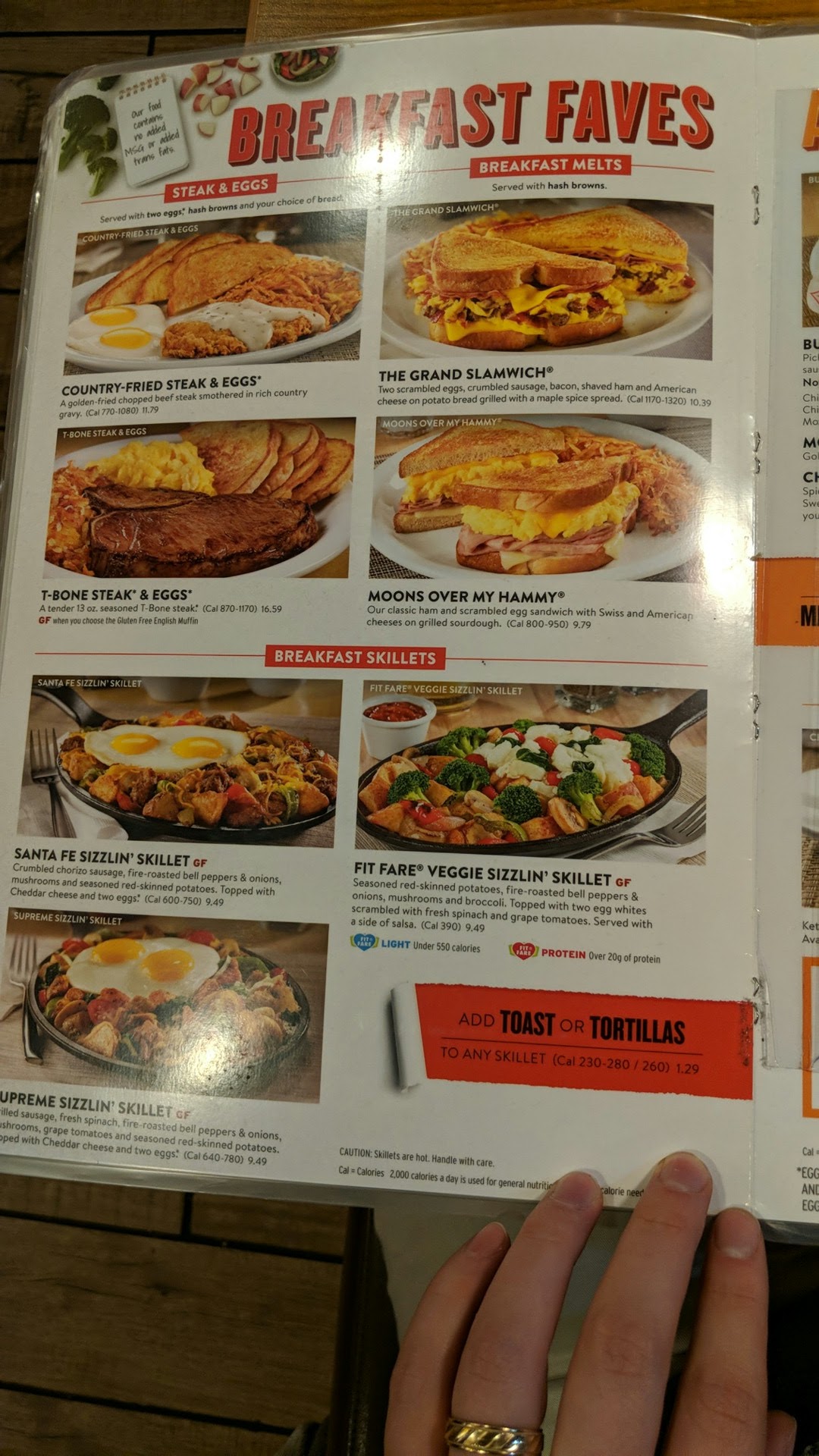 Denny's Menu