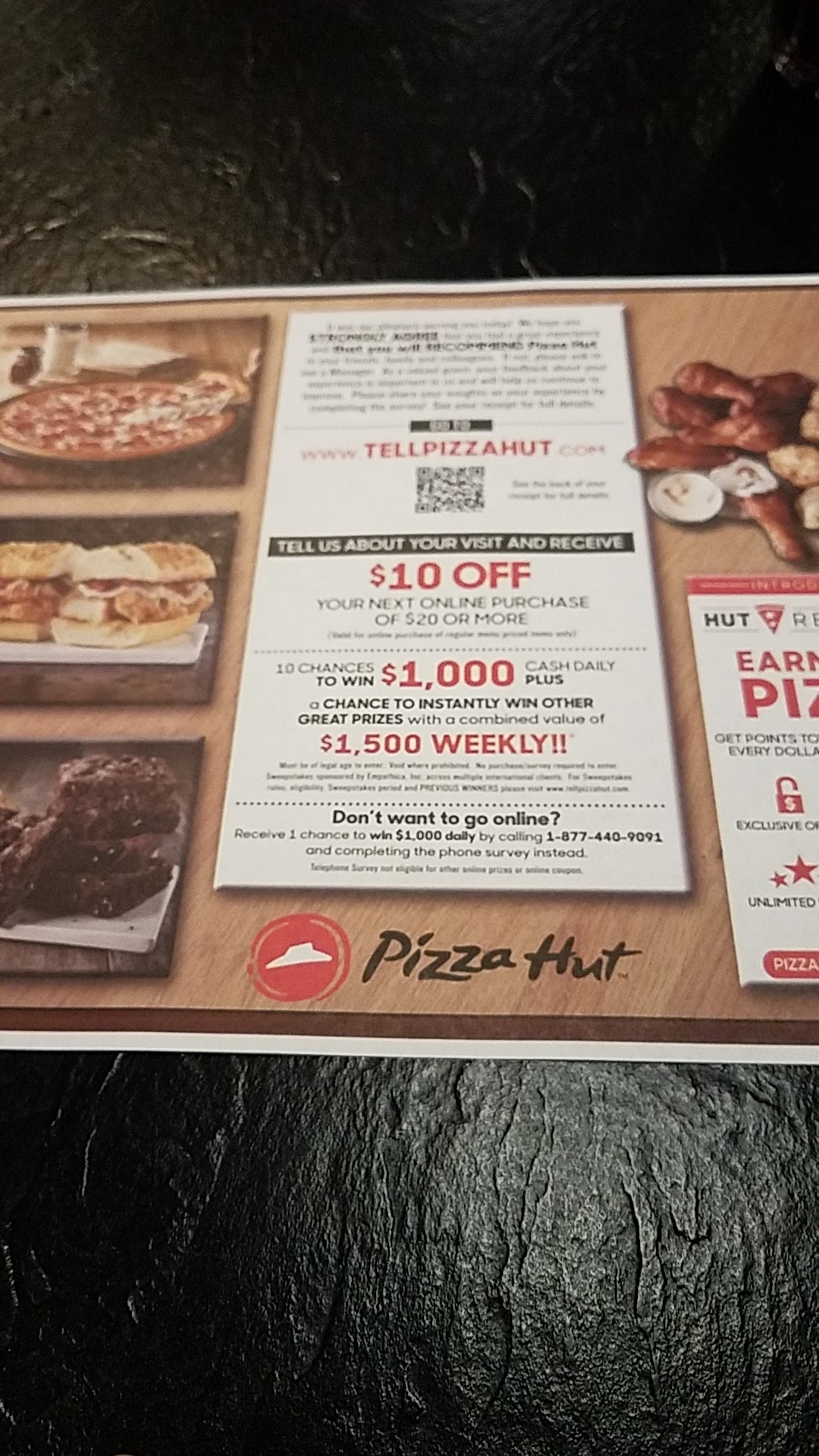 Pizza Hut Menu