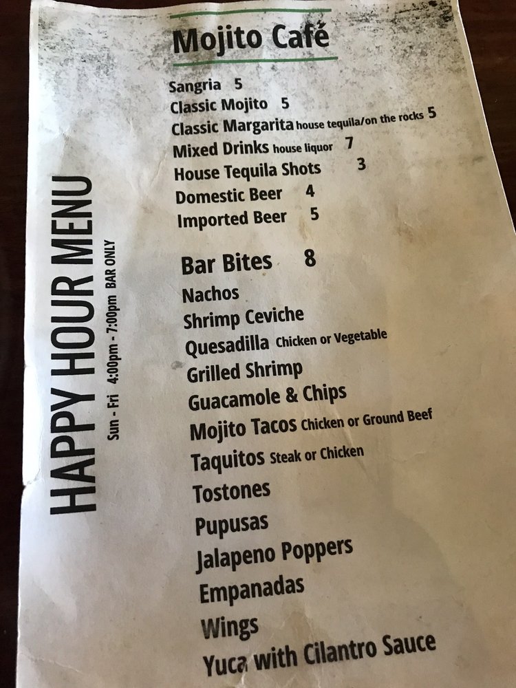 Mojito Cafe & Lounge 109D Main St, Port Washington