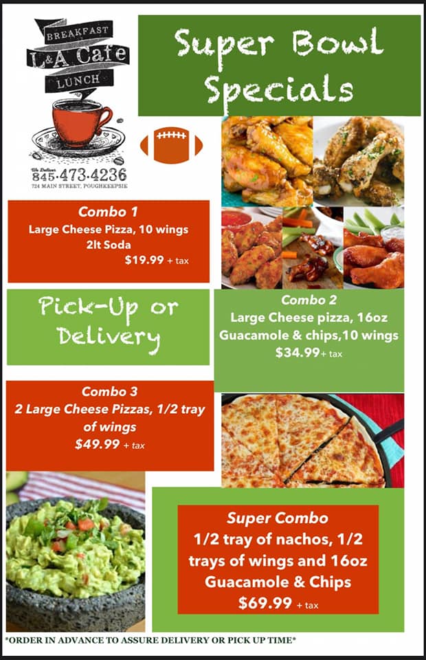 L & A Cafe 724 Main St, Poughkeepsie
