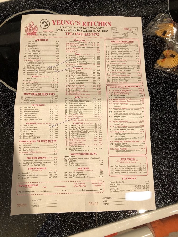 Yeung's Kitchen 829 Dutchess Turnpike, Poughkeepsie