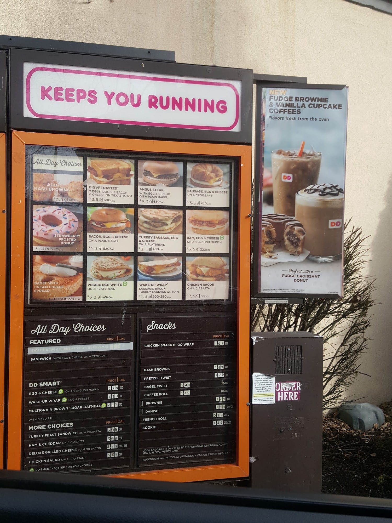 Dunkin' Menu