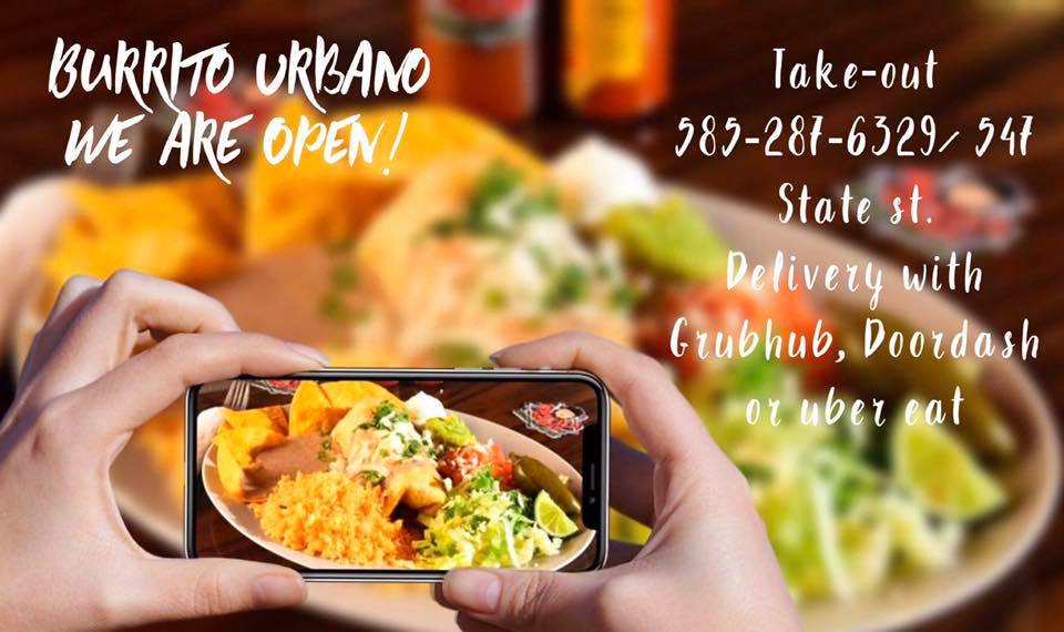 Burrito Urbano 547 State St, Rochester