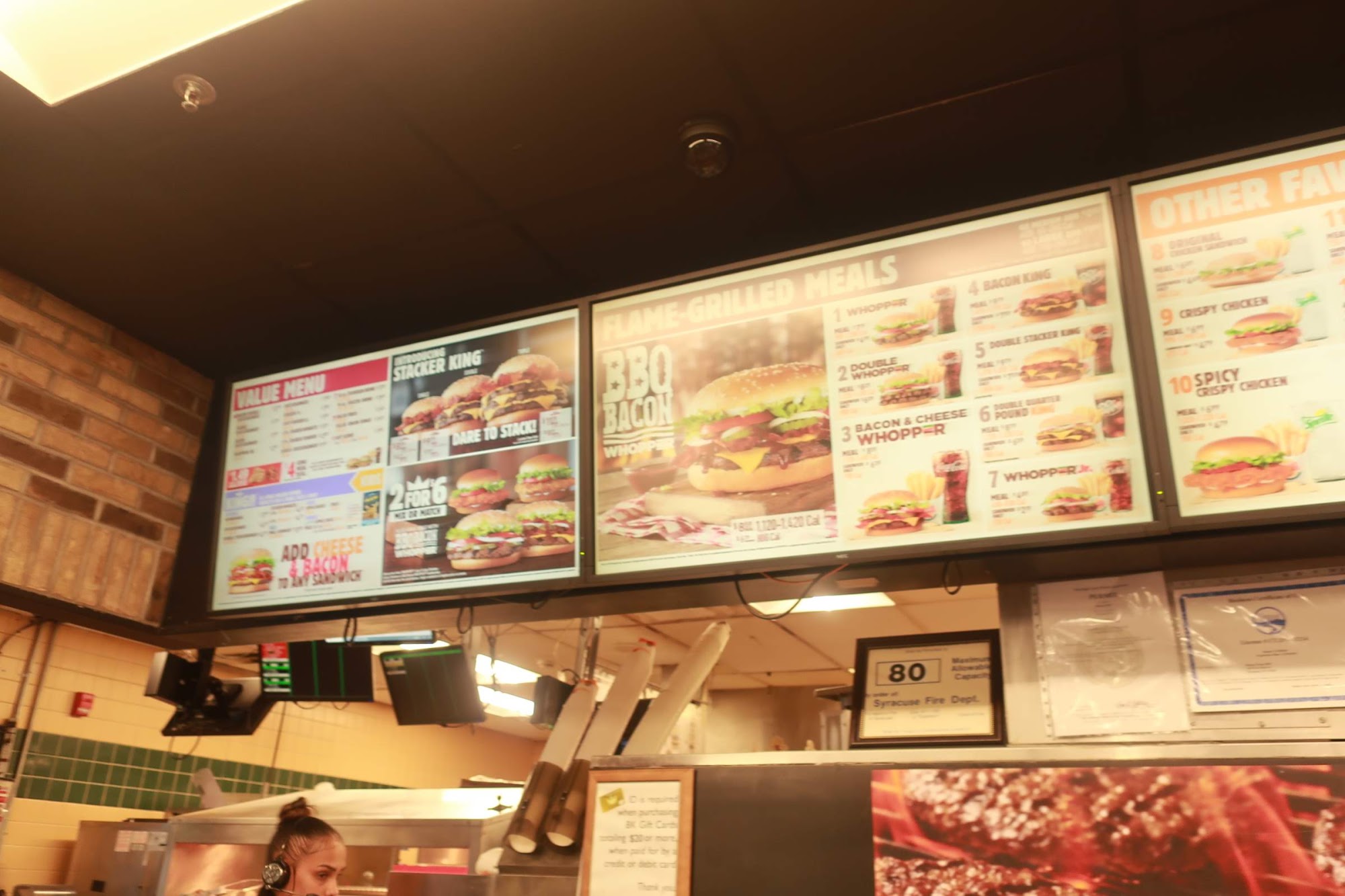 Burger King Menu