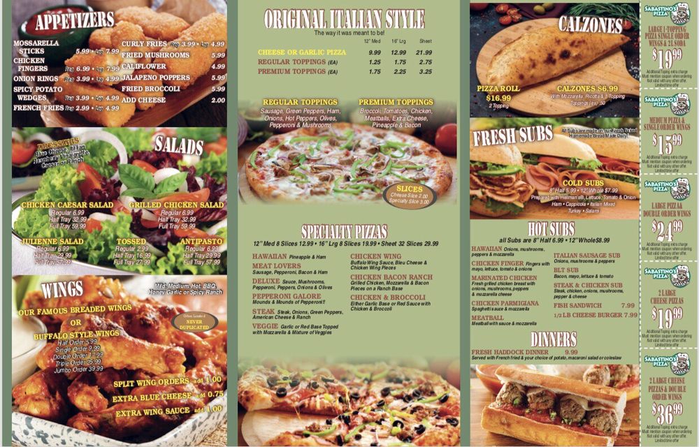 Sabastinos Pizza 3056 Burnet Ave, Syracuse