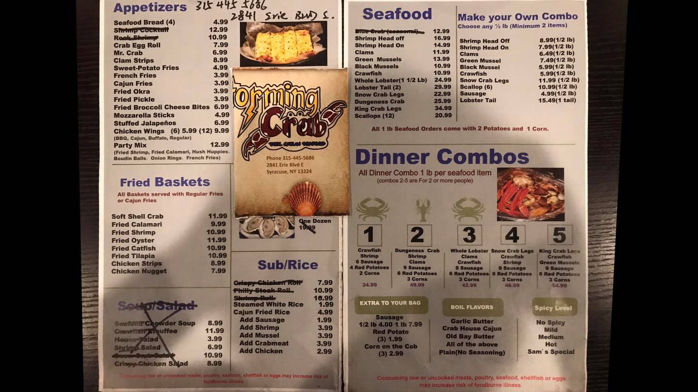 Storming Crab™- Seafood Restaurant Syracuse 2841 Erie Blvd E, Syracuse