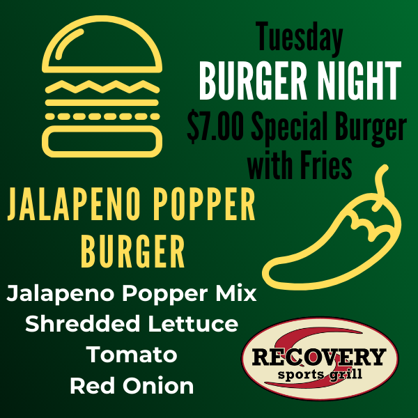 Recovery Sports Grill 235 Hoosick St, Troy