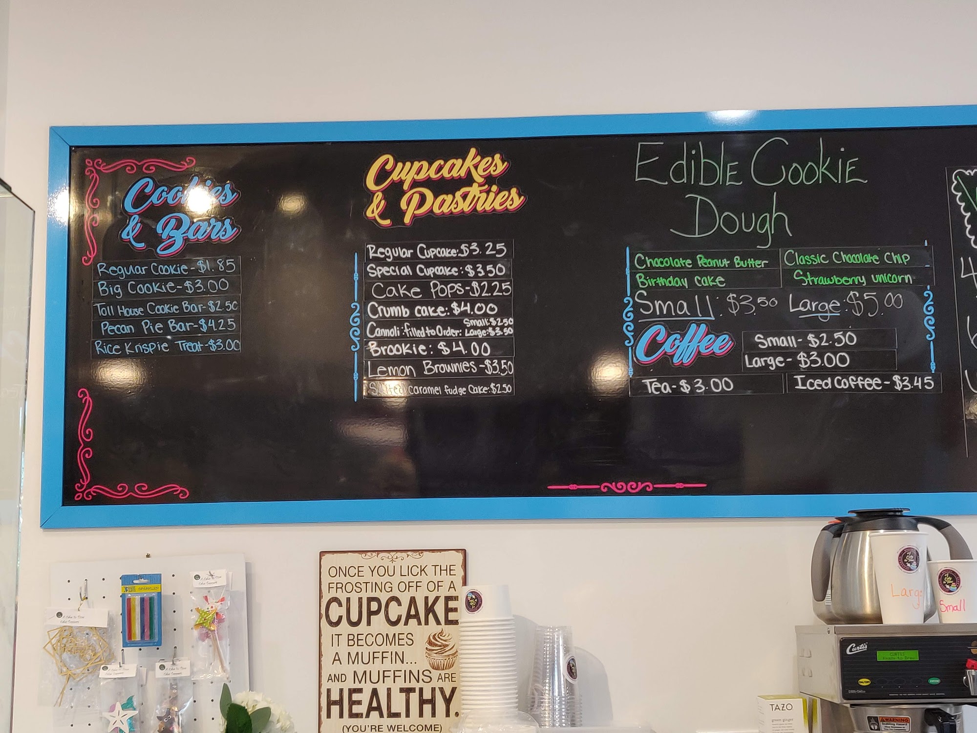 Sweet Dream Bakery Menu