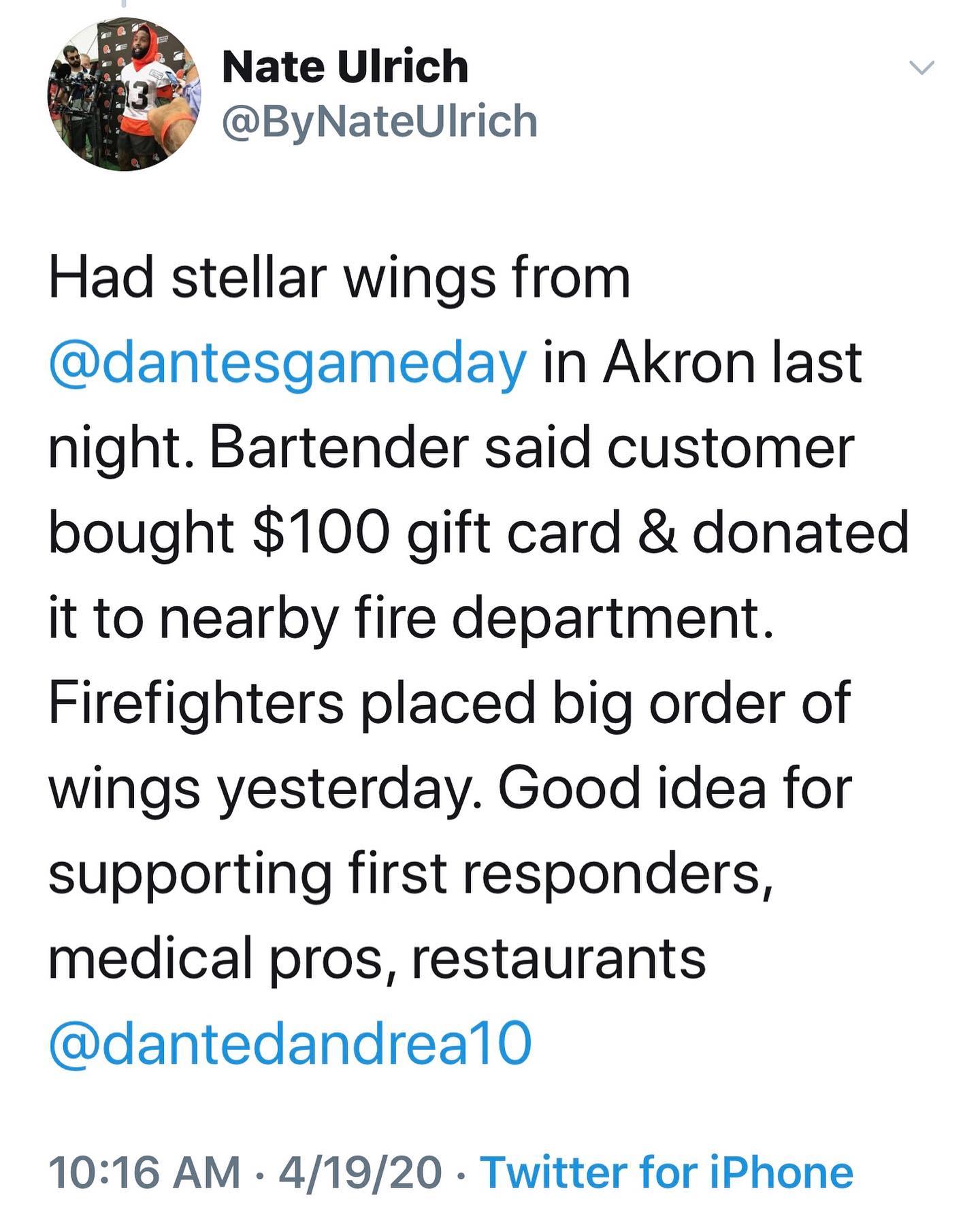 Dante's Gameday Grille 1019 N Main St, Akron