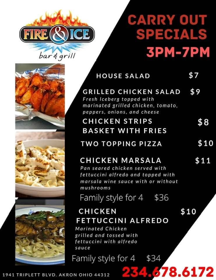 Fire & Ice 1941 Triplett Blvd, Akron
