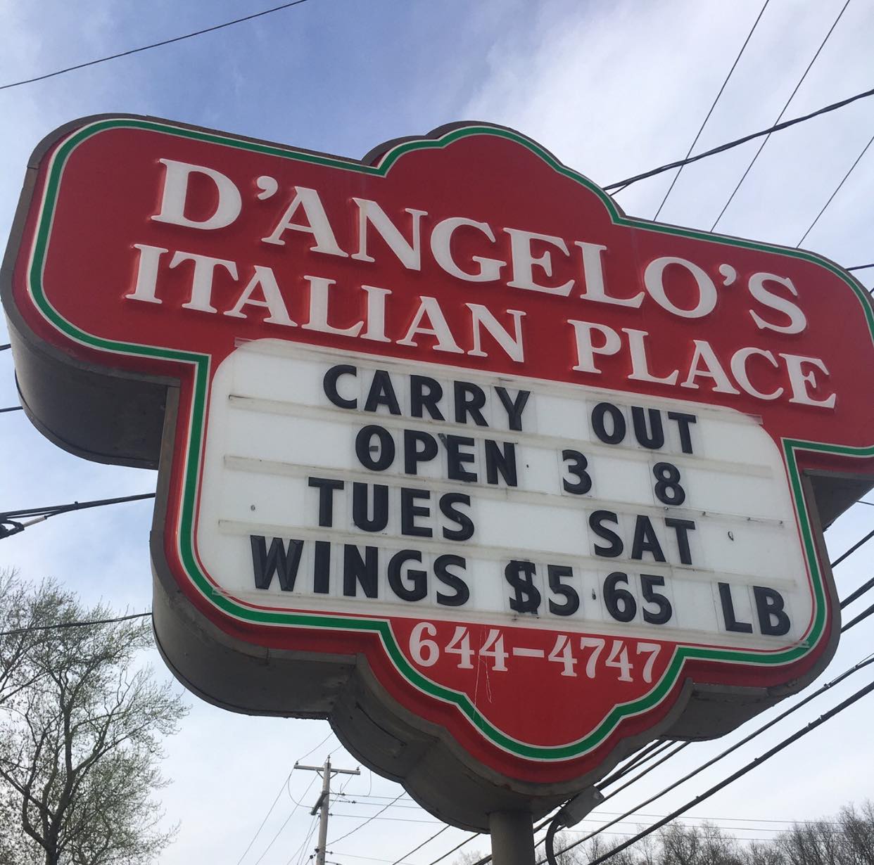 D'Angelo's Italian Place 3288 S Main St, Akron
