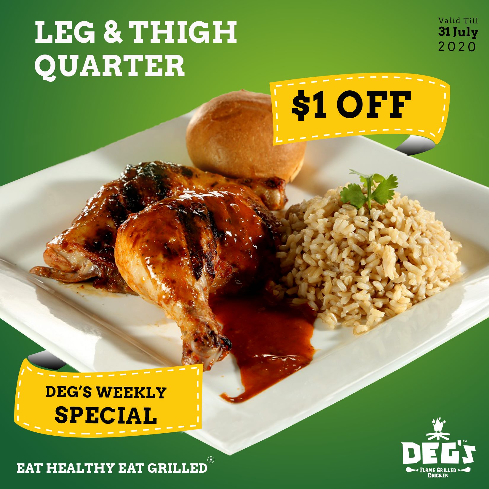 Deg's Flame Grilled Chicken 2727 Fairfield Commons, Beavercreek