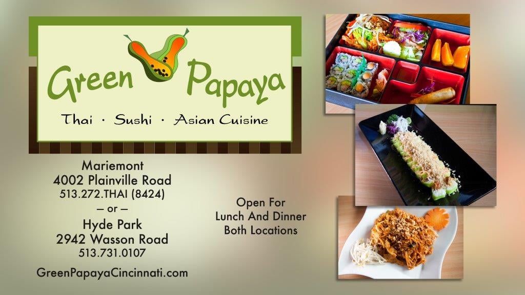 Green Papaya 2942 Wasson Rd, Cincinnati