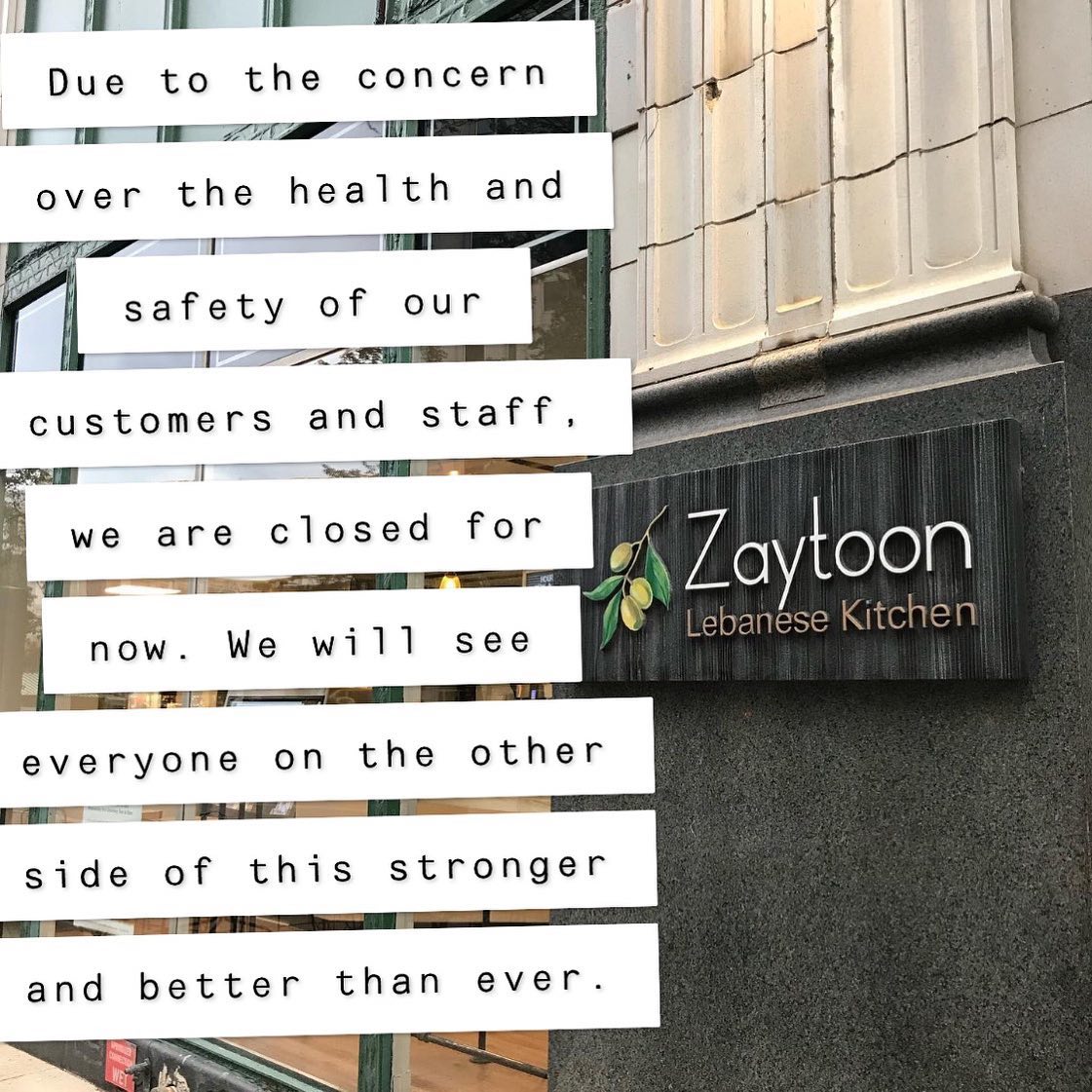 Zaytoon Lebanese Kitchen 1150 Huron Rd E, Cleveland