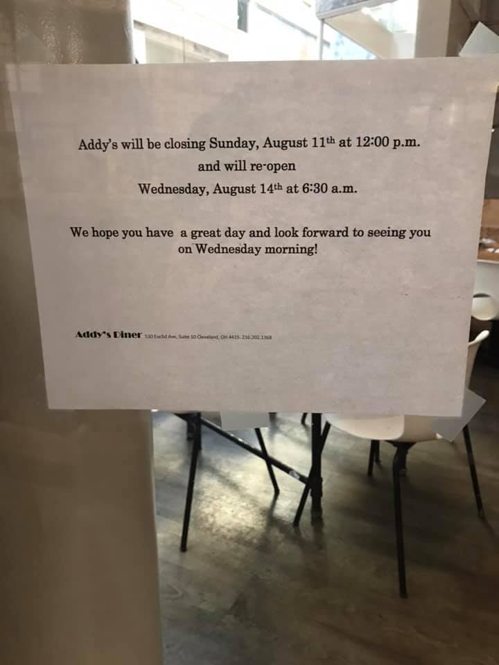 Addy's Diner 530 Euclid Ave, Cleveland
