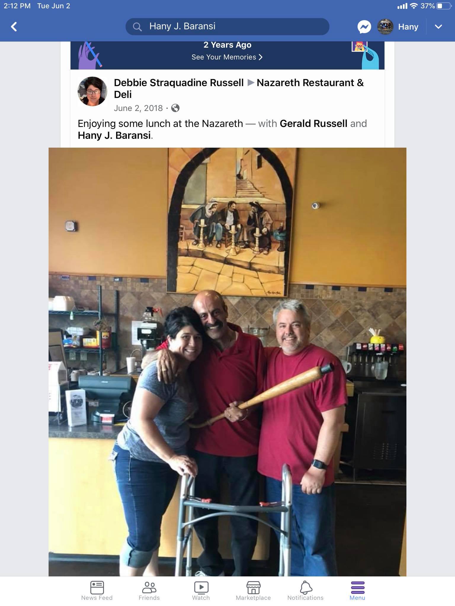 Nazareth Restaurant & Catering 5239 N Hamilton Rd, Columbus