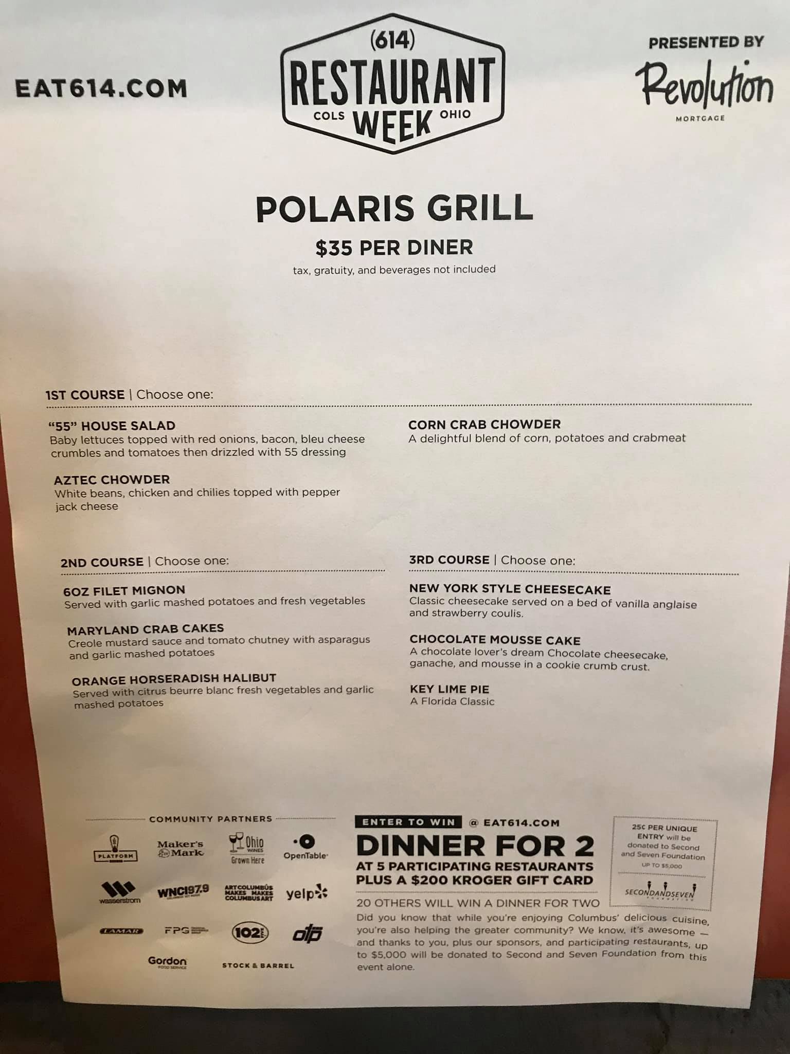 Polaris Grill 1835 Polaris Pkwy, Columbus