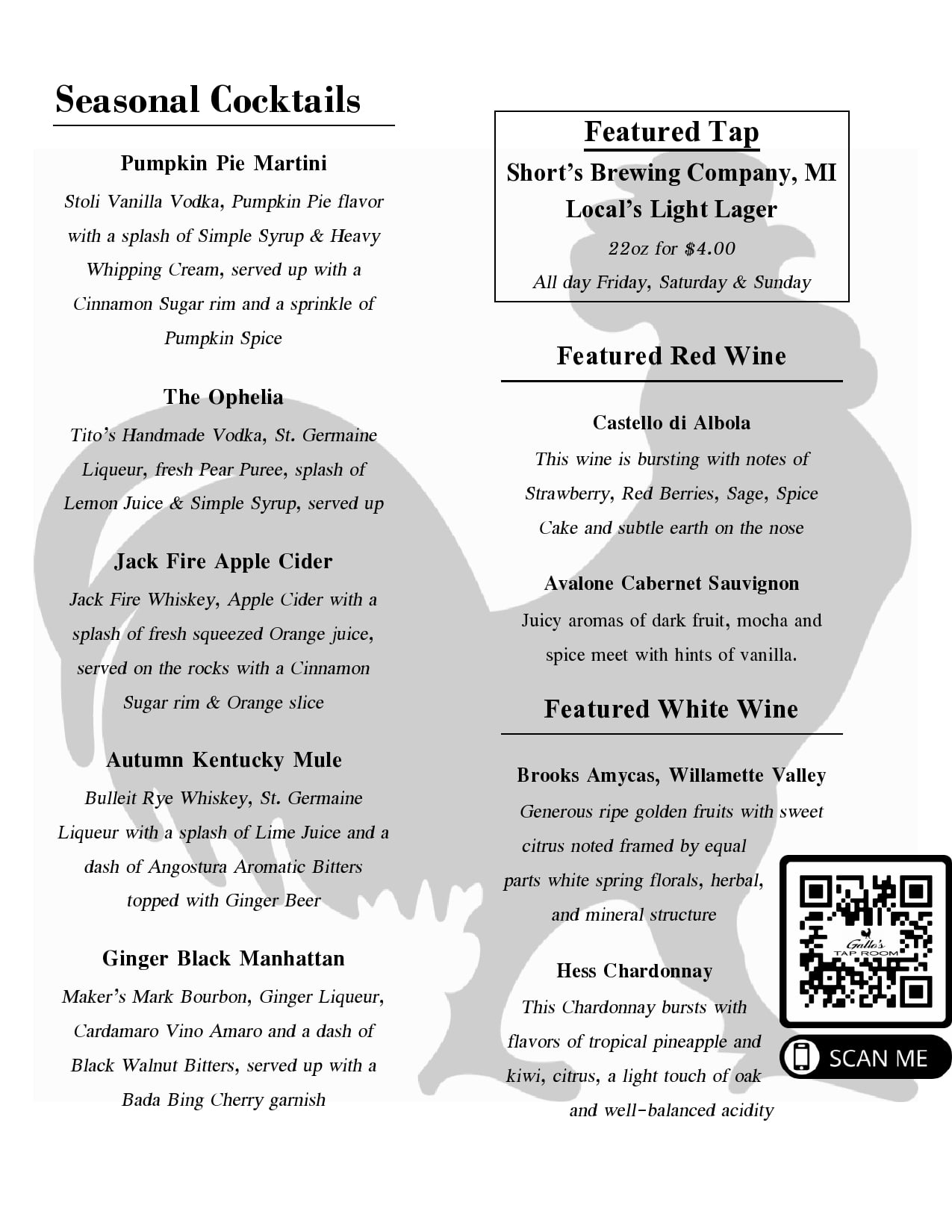 Gallos Tap Room Bethel Rd. 5019 Olentangy River Rd, Columbus