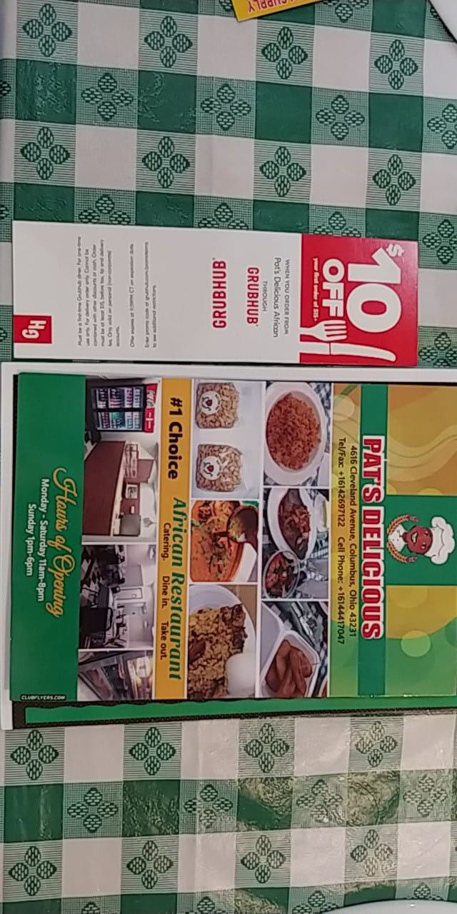 Pat's Delicious African Restaurant (Best West African, Nigerian, Igbo Food) 4616 Cleveland Ave, Columbus