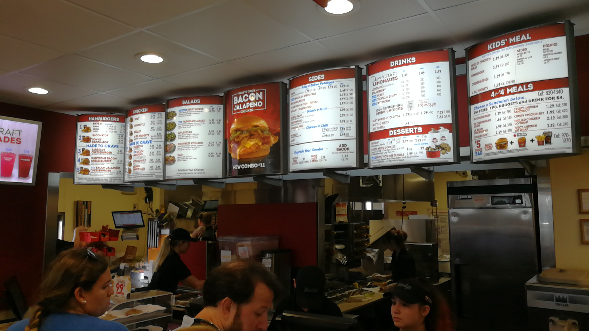 Wendy's Menu