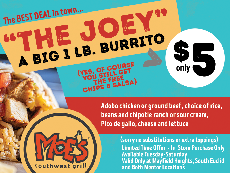 Moe's Southwest Grill Menu