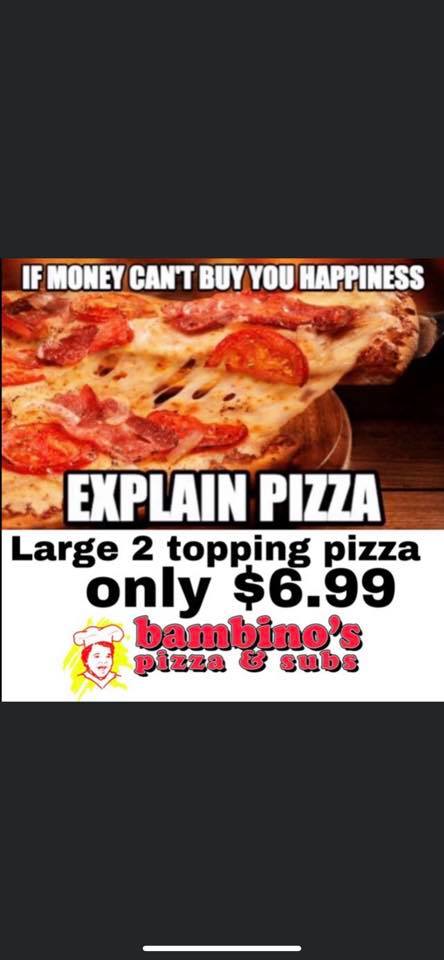 Bambinos Pizza & Subs 1515 Eleanor Ave, Toledo