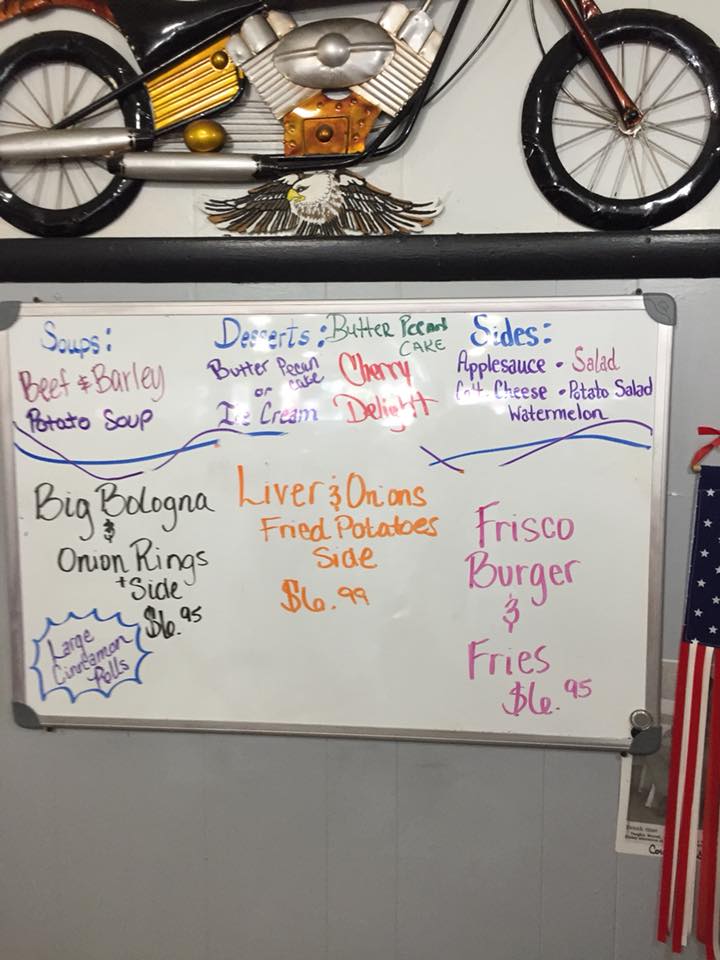 Big Daddy's Cafe Menu