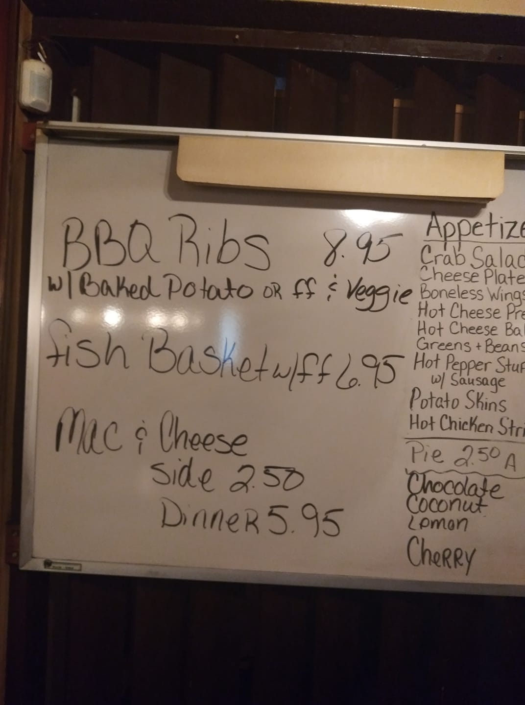 Molly's Menu