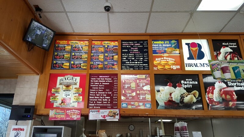 Braum's Ice Cream & Dairy Store Menu