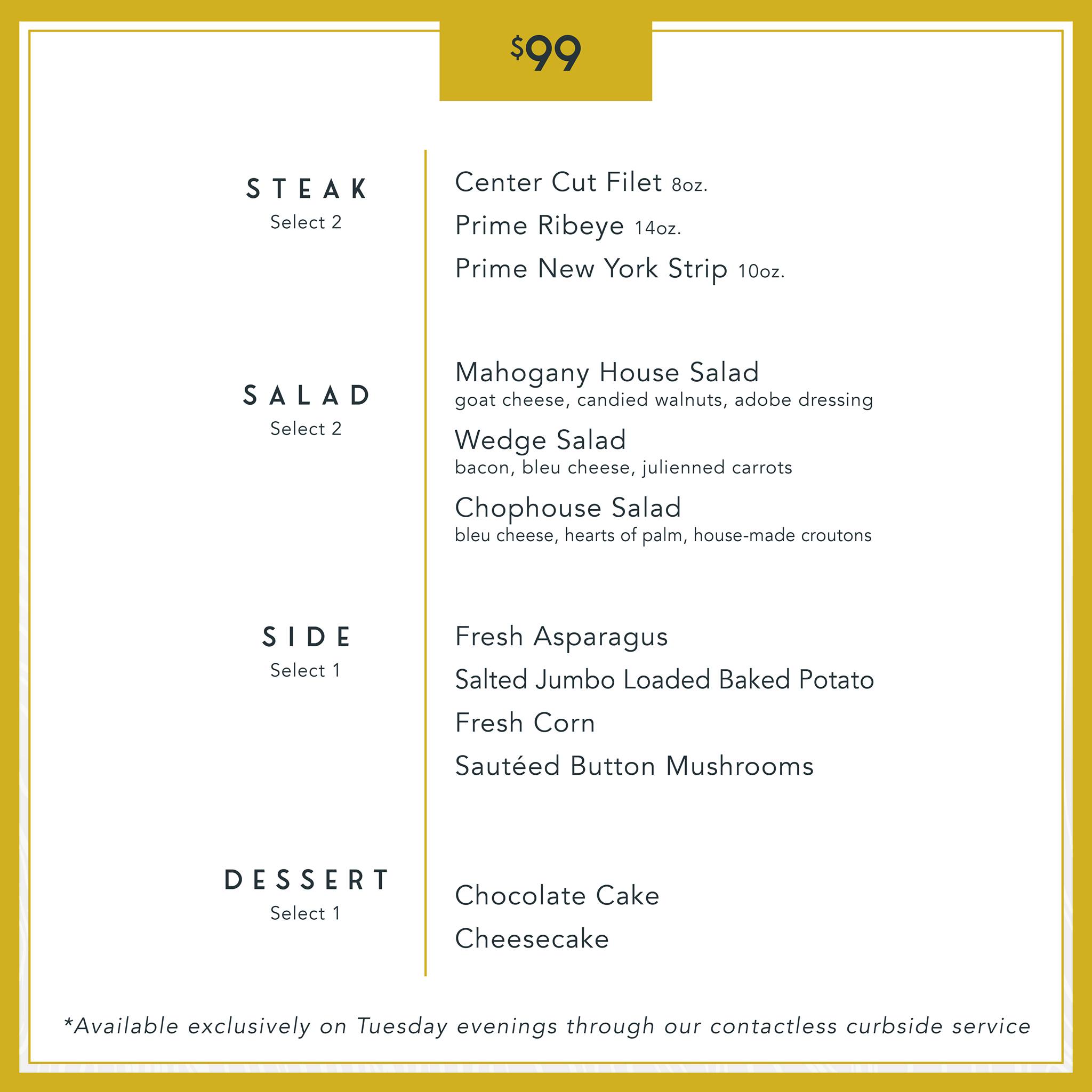 Mahogany Prime Steakhouse 145 W Sheridan Ave, Oklahoma City