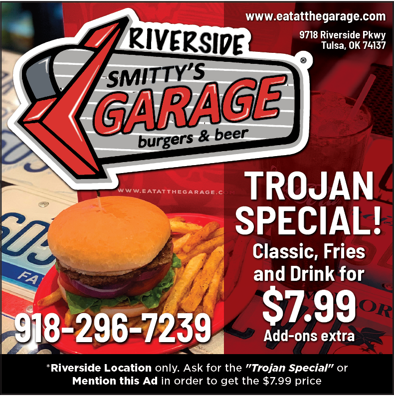 Smitty's Garage Burgers and Beer 9718 Riverside Pkwy, Tulsa