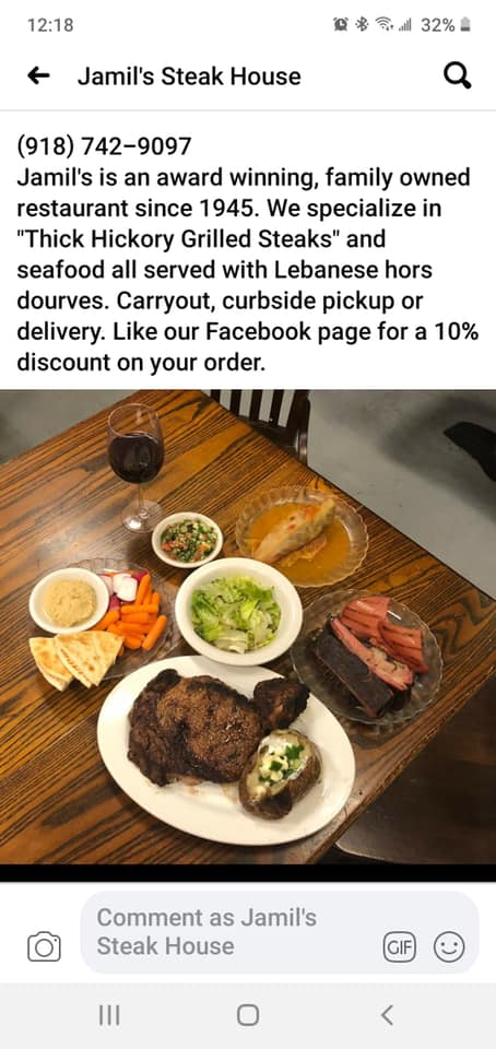 Jamil's Steakhouse 3823 E 51st St, Tulsa