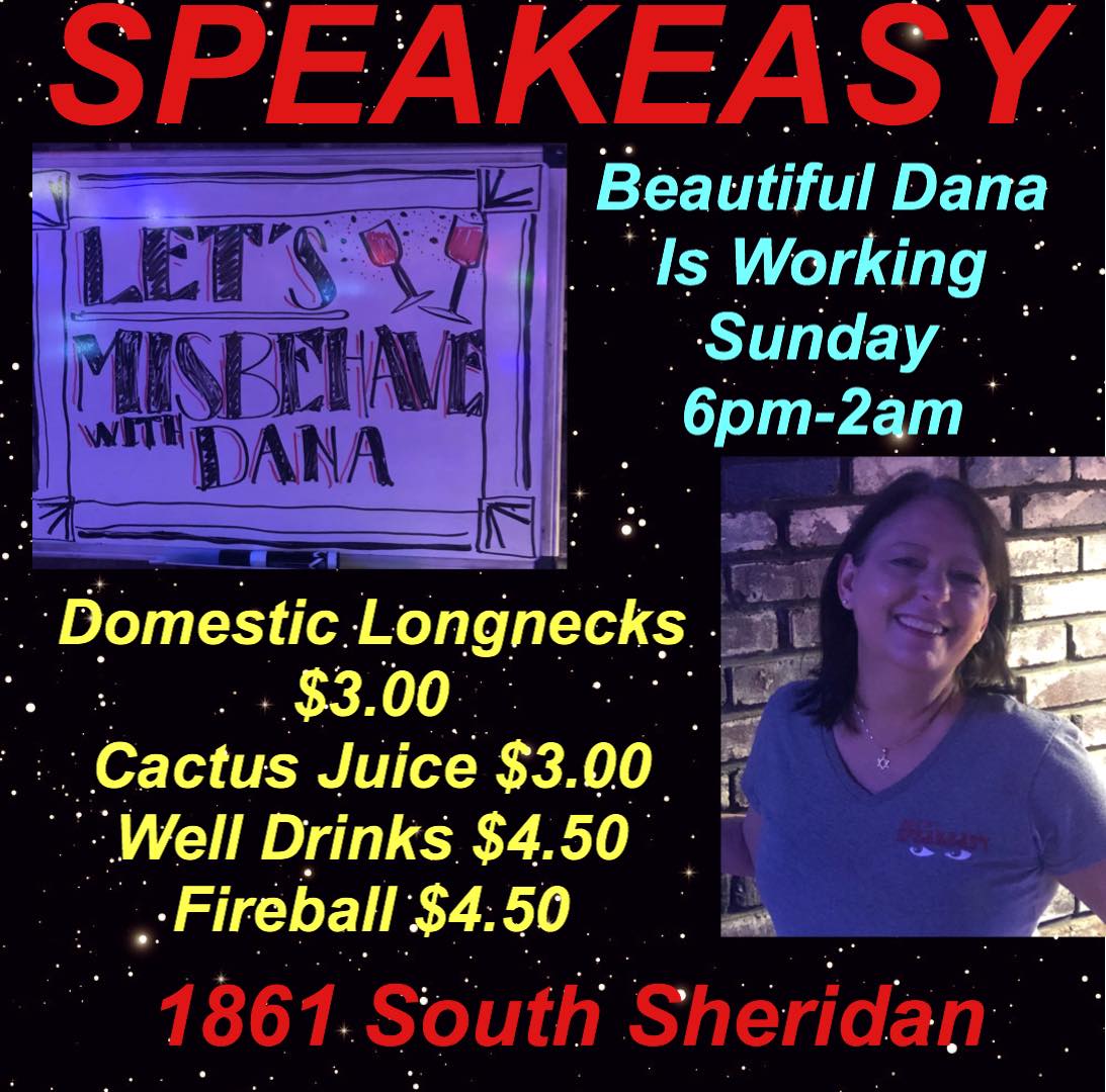 SpeakEasy Lounge Menu