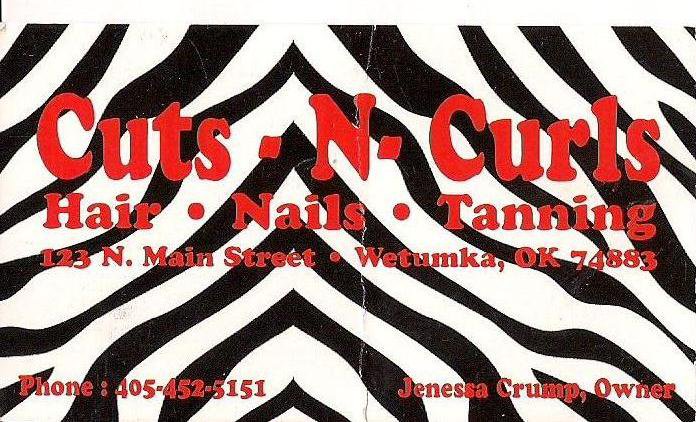 Cuts N Curls 123 N Main St, Wetumka Oklahoma 74883