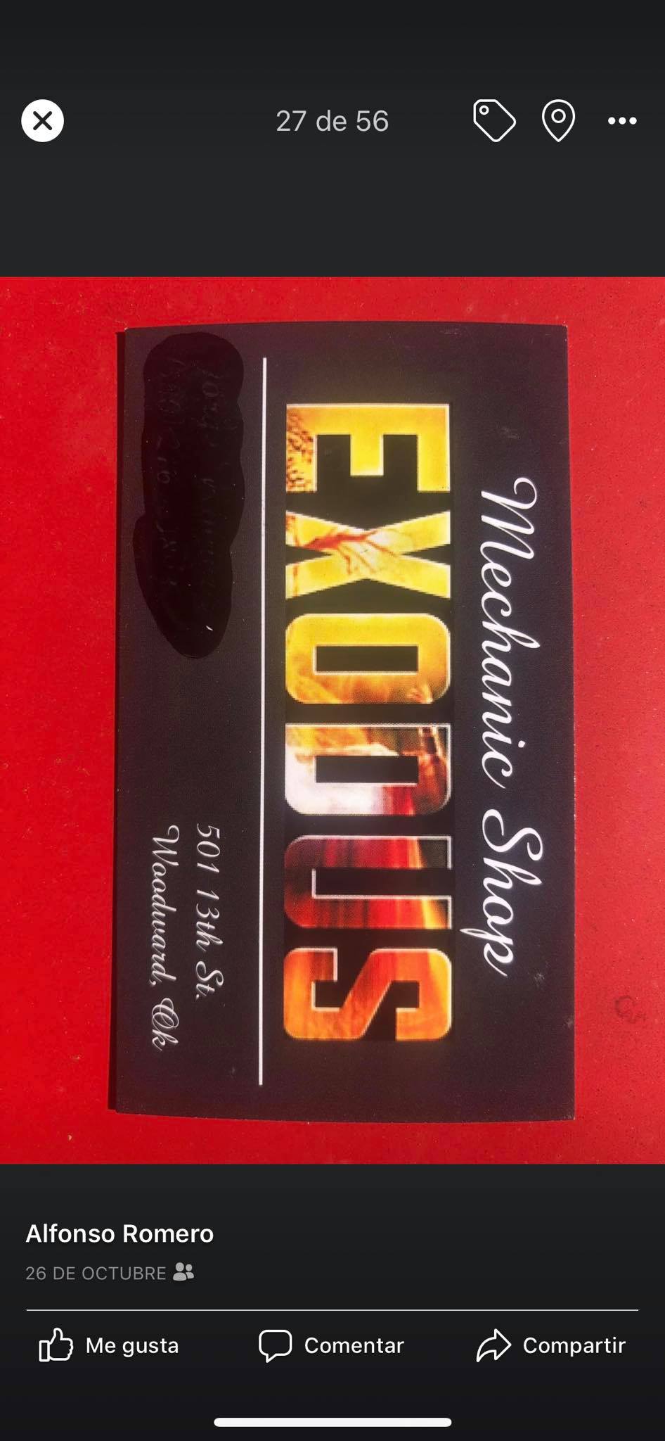 Exodus mechanic shop llc.