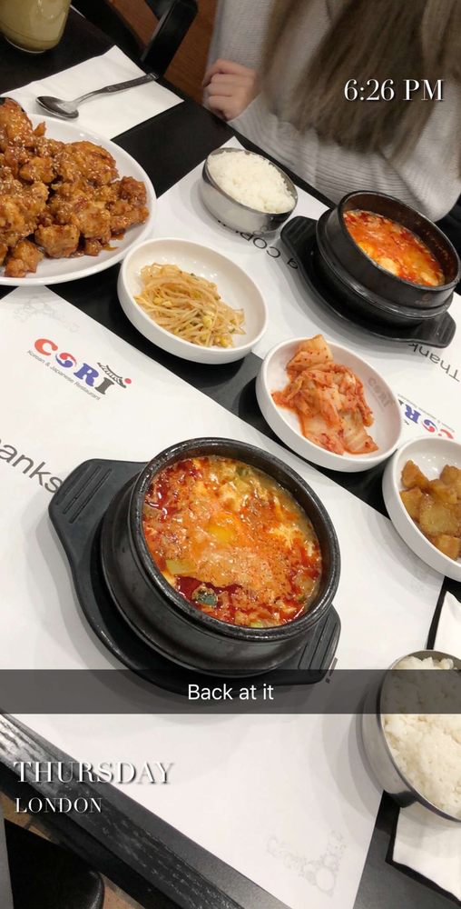 CORI korean and japanese restaurant 276 Wharncliffe Rd N, London