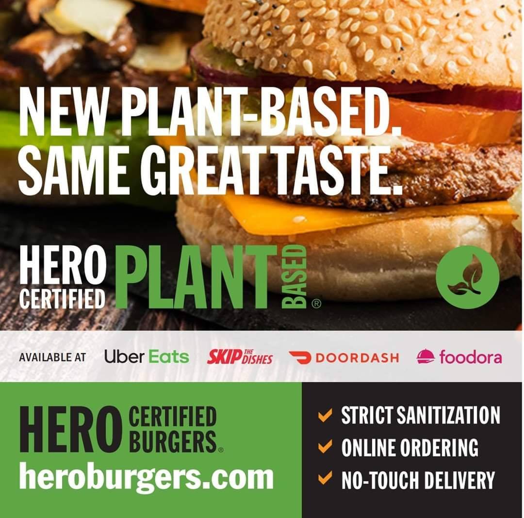 Hero Certified Burgers 7080 St Barbara Blvd #1, Mississauga