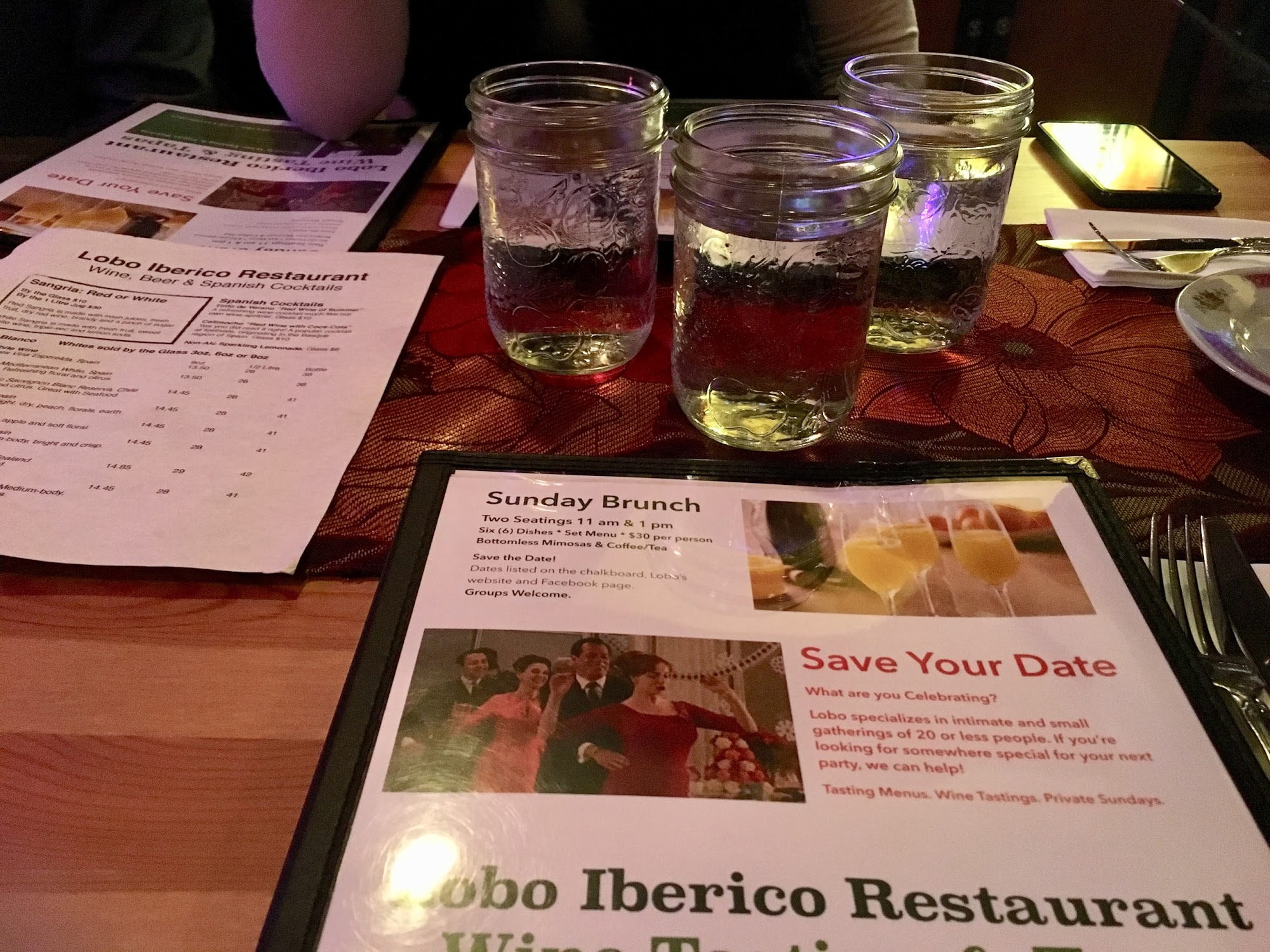 Lobo Iberico Restaurant Menu