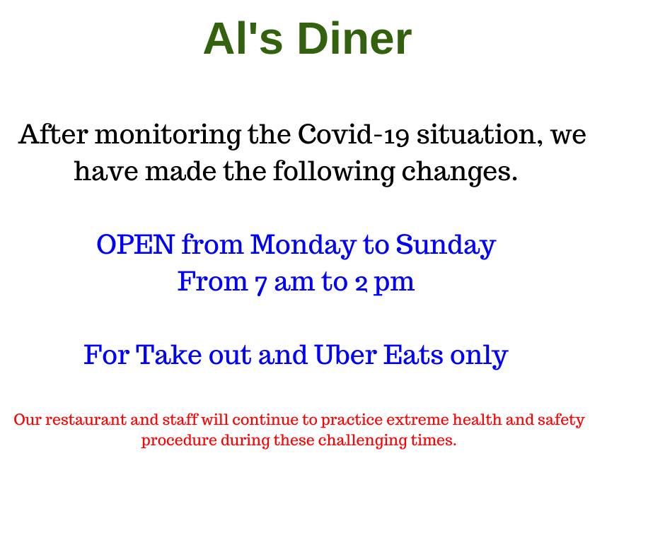 Al's Diner 834 Clyde Ave, Ottawa