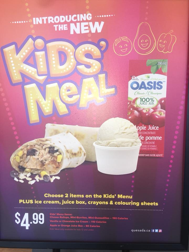 Quesada Burritos & Tacos Menu