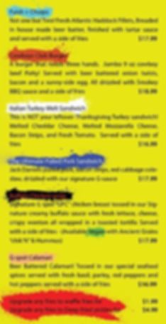 Graffiti Spot Cocktail Bar, Tapas & Nightlife Menu