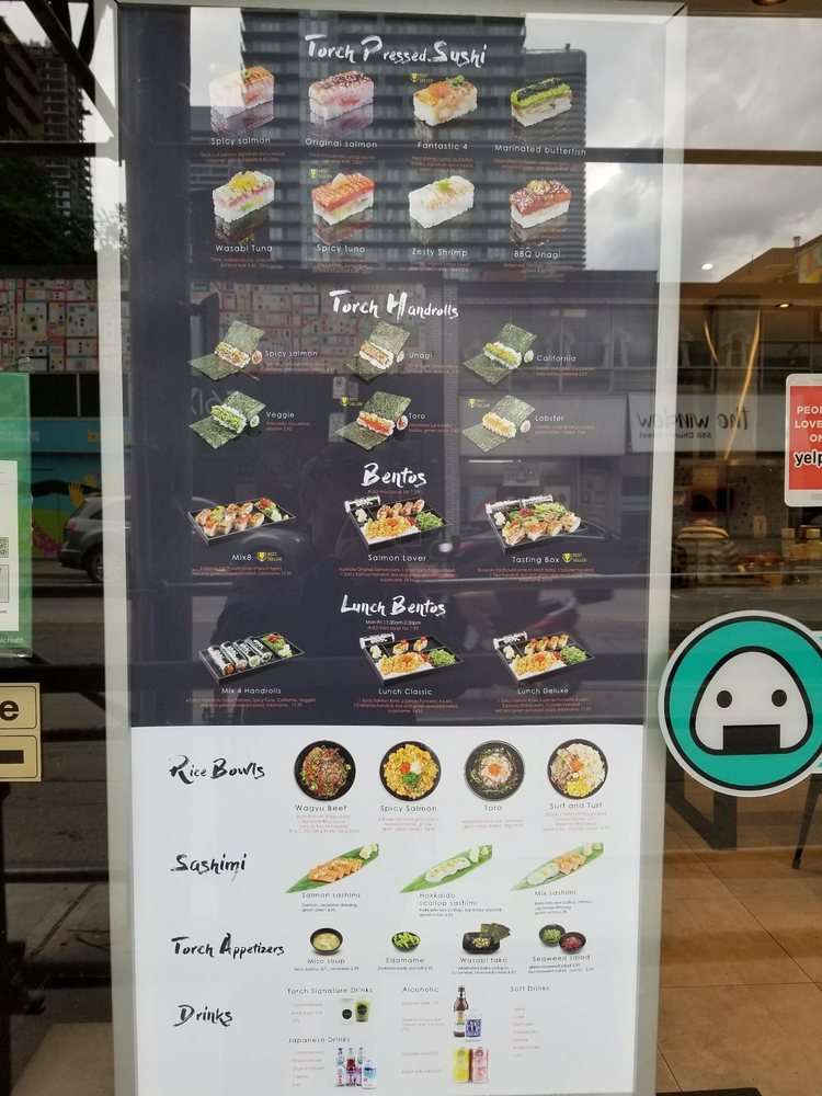 Torch Pressed Sushi 507 Church St, Toronto