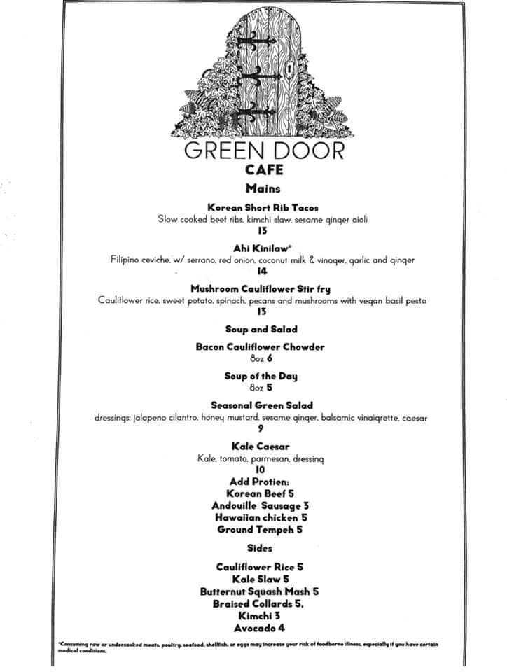 Green Door Cafe 332 10th St, Astoria