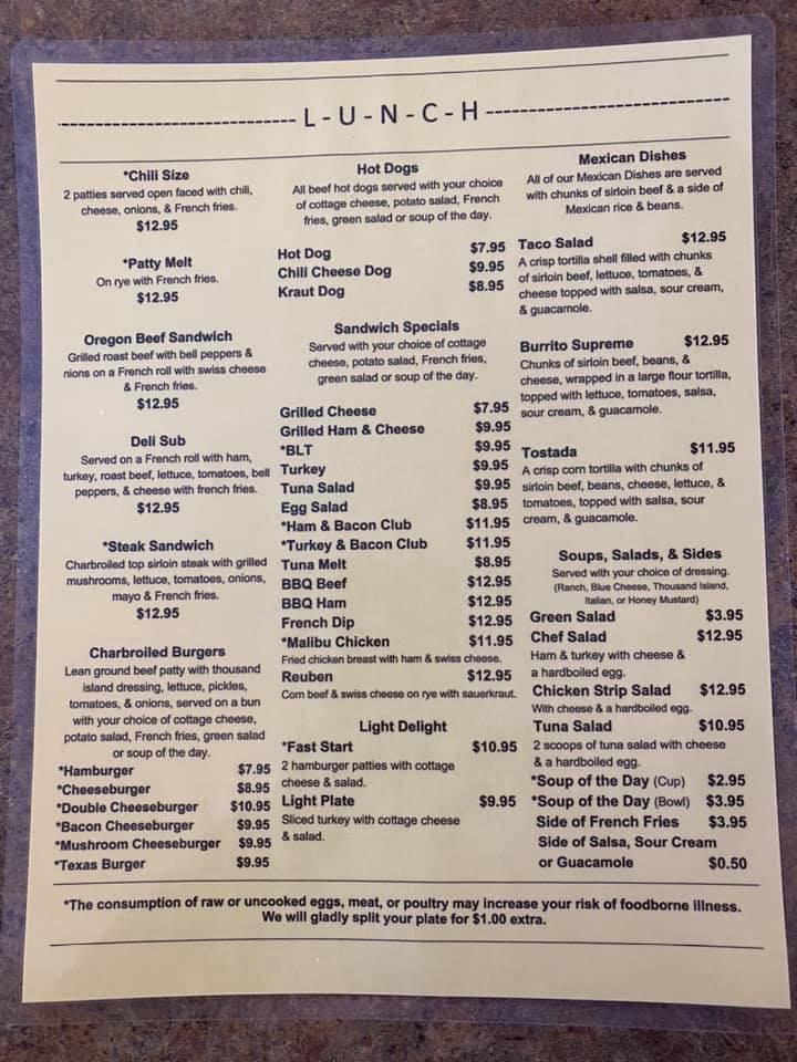 GJ's Family Restaurant 1563 W 6th Ave, Eugene