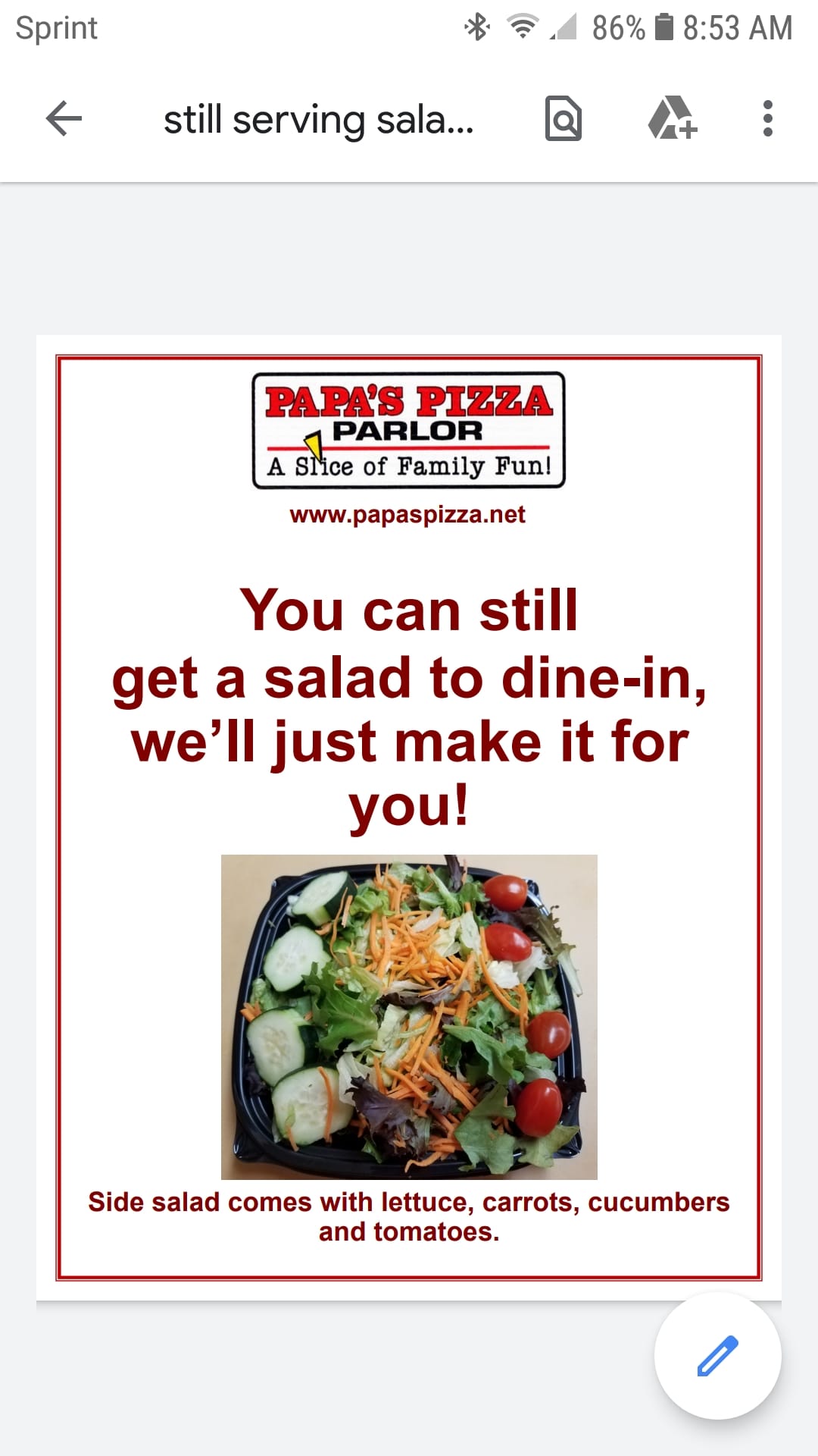 Papa's Pizza West 11th 1700 W 11th Ave, Eugene