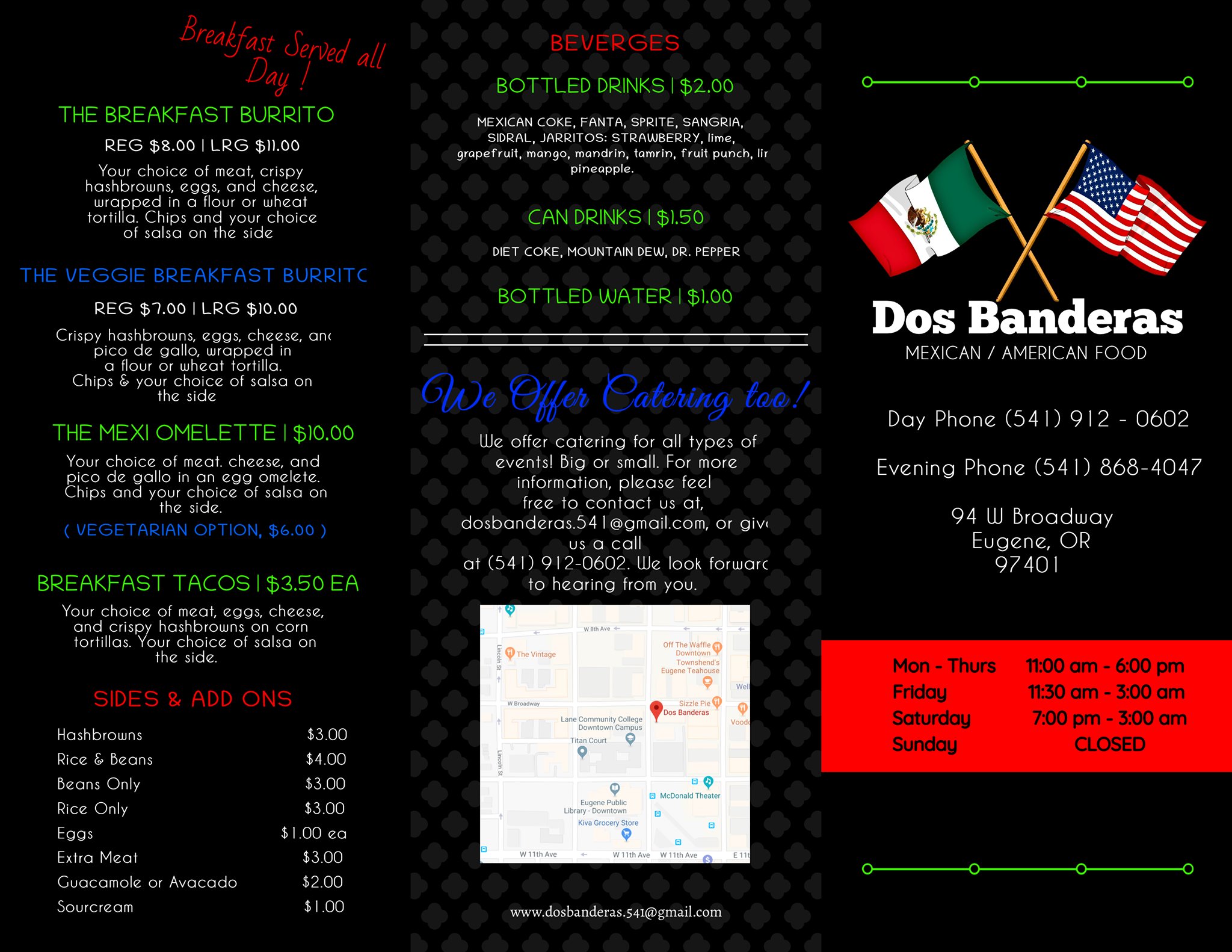 Dos Banderas 94 W Broadway, Eugene
